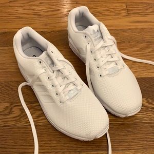 White Adidas Men’s Court Shoes